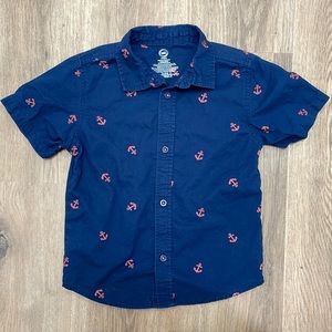 3 for $15 ⬆️ Boys shirt‎ with anchors on it (5T)